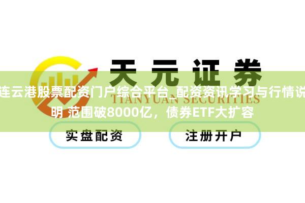 连云港股票配资门户综合平台_配资资讯学习与行情说明 范围破8000亿，债券ETF大扩容